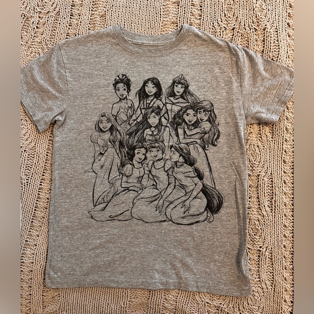 Disney Heather Gray Princess Group T-shirt